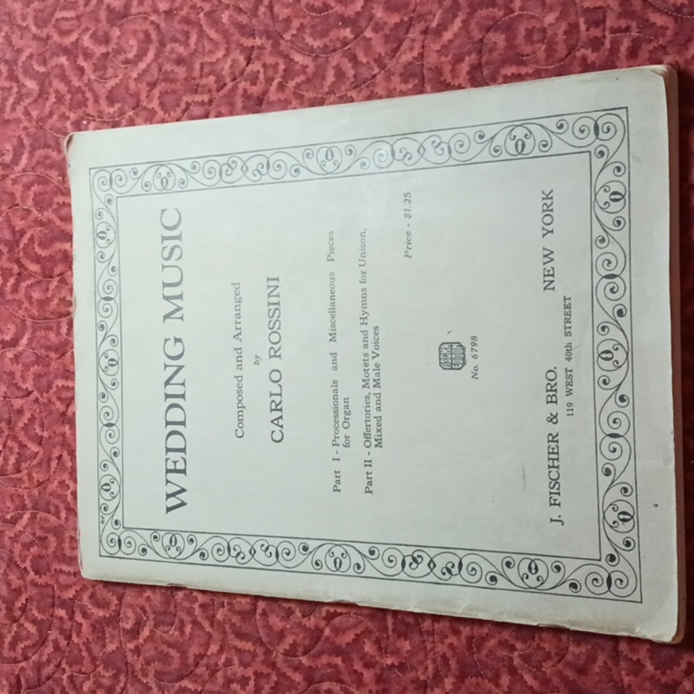 WEDDING MUSIC 1934 CARLO ROSSINI